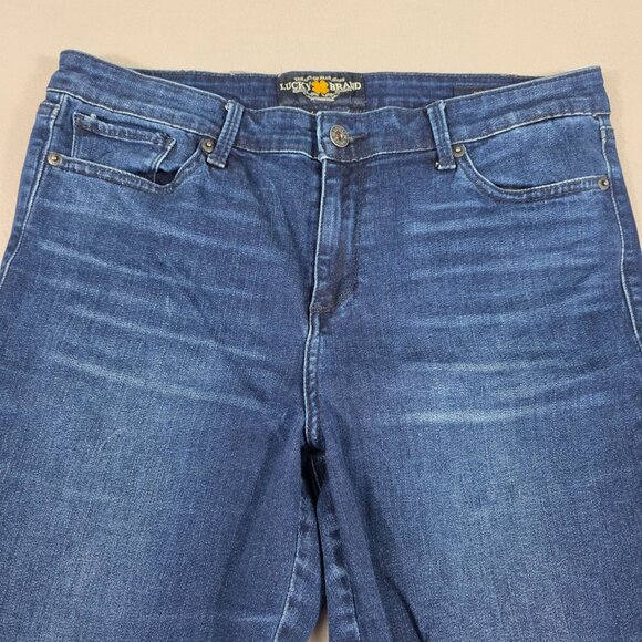 Lucky Brand Jeans Womens 14/32 Blue Denim Ava Legging Mid-Rise Stretch - Picture 2 of 13